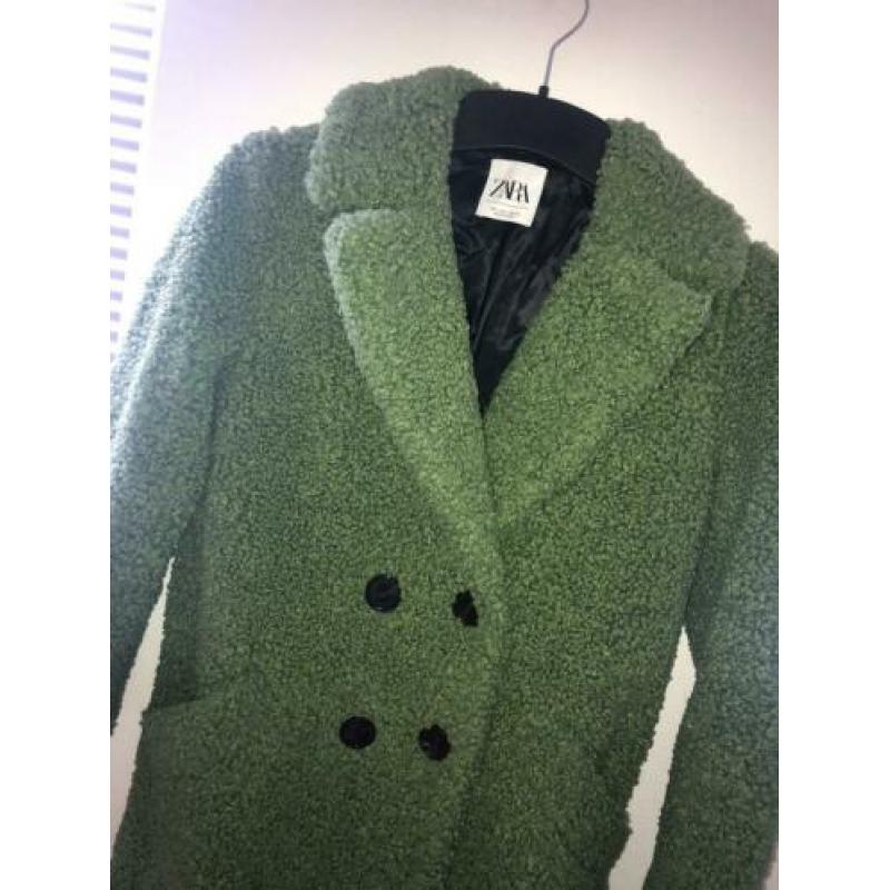 Zara dames jas groen