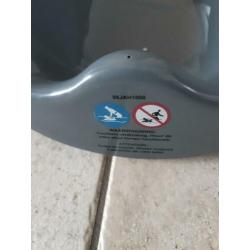 Badzitje / badverkleiner antraciet