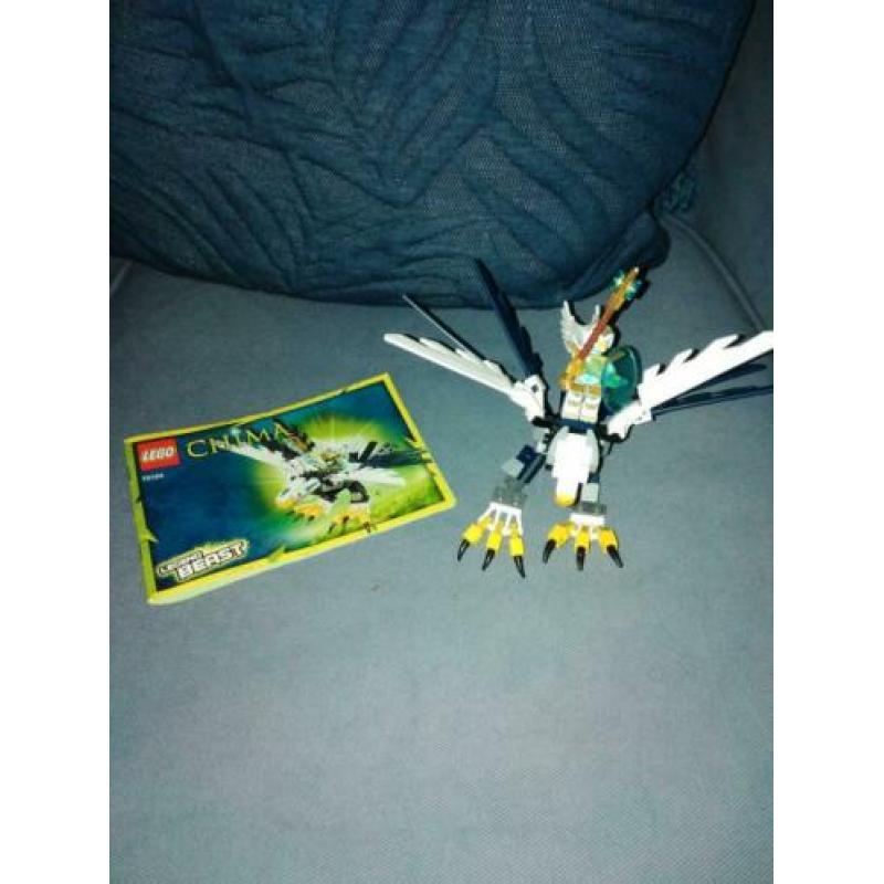 LEGO Chima Adelaar Legendebeest - 70124 compleet met boekje