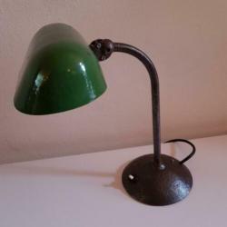 Vintage industriële tafellamp/schemerlamp (België - '50)