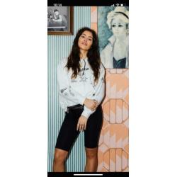 Partij Hoodies wit unisex maat S t/m XL "Nieuw"