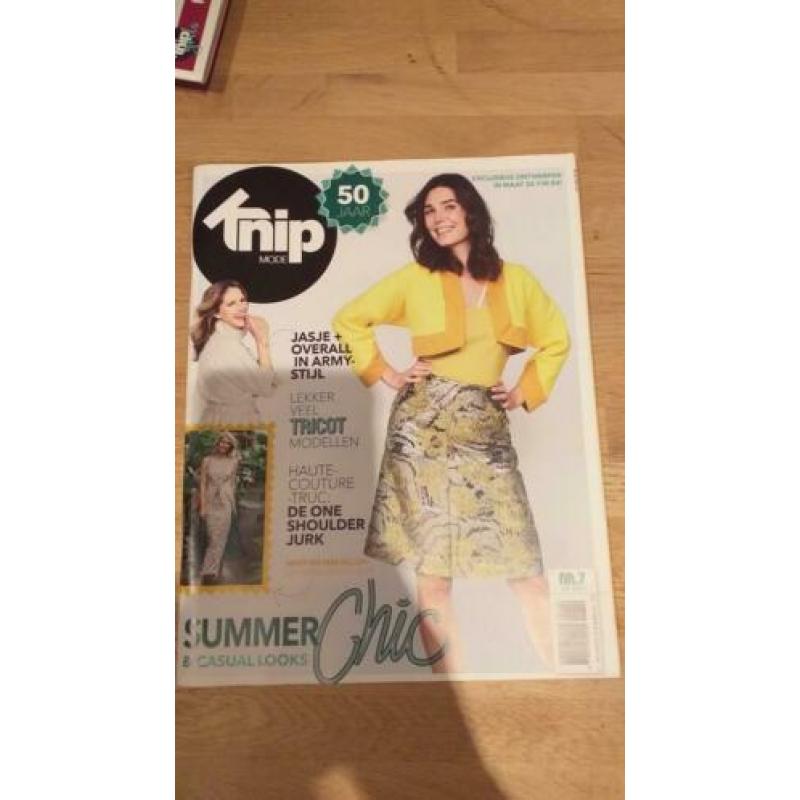 Naaitijdschriften: burda, knipmode, knippie, naaitrends