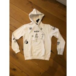 Partij Hoodies wit unisex maat S t/m XL "Nieuw"