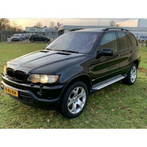BMW X5 3.0 I AUT 2001 Zwart youngtimer