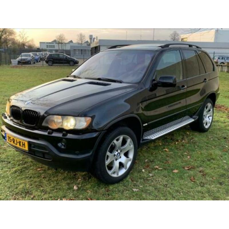 BMW X5 3.0 I AUT 2001 Zwart youngtimer