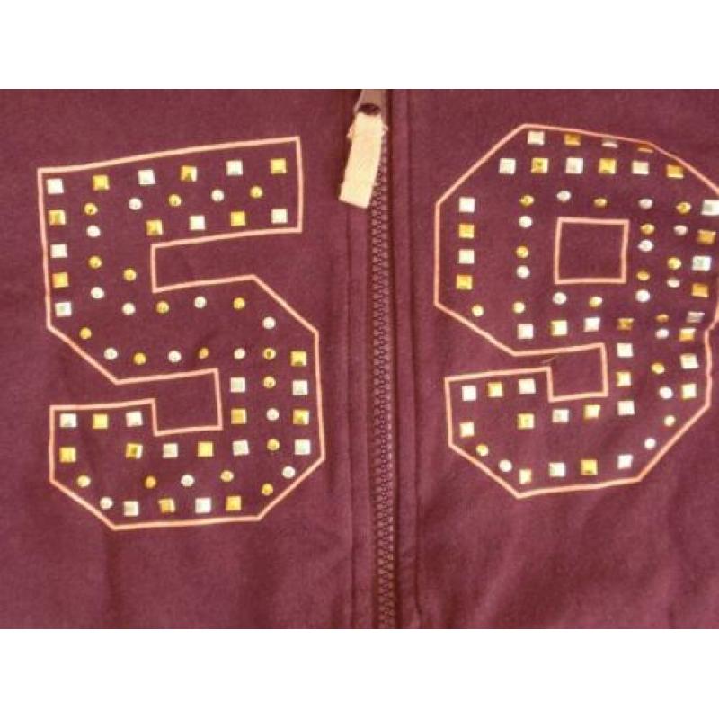 Sweat Vest met capuchon maat 140