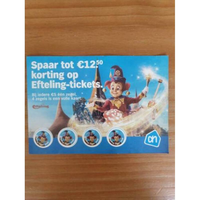 Volle spaarkaart €12,50 korting Efteling