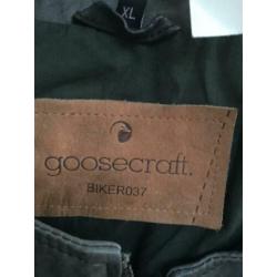 Goosecraft nieuw leren jasje XL valt als 38