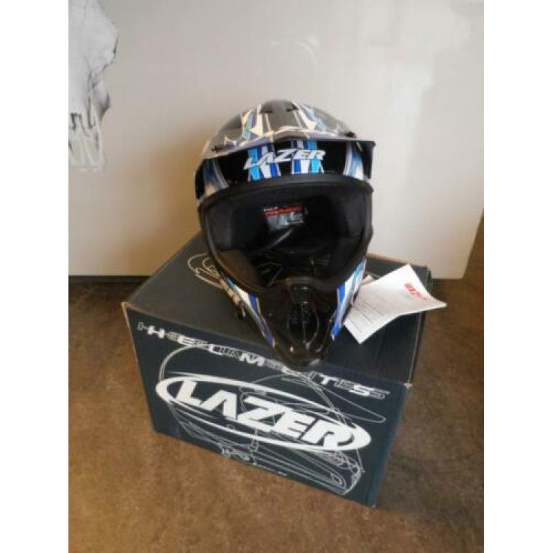 Kinder crosshelm cross helm motor brommer lazer xxxs 50 cm