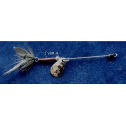 R 11 set van 4 Ultra Light Forel - Ruisvoorn - Baarsspinners