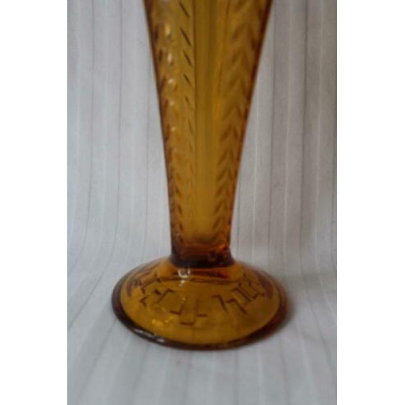 Antieke Art Deco Scailmont en Bohemen vazen c 1930