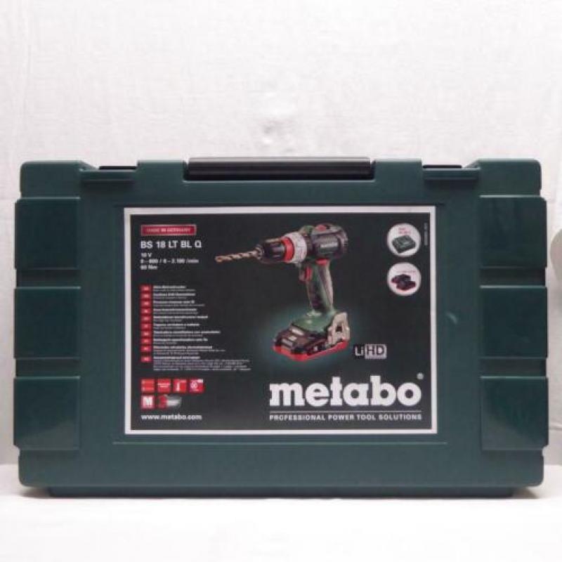 Metabo BS 18 LT BL Q 18V LiHD accu boor-/schroefmachine set
