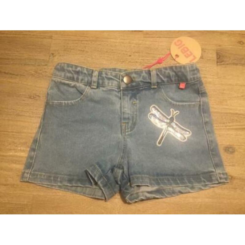 Nieuw kort broekje jeans shirts Libelle merkkleding 98/104