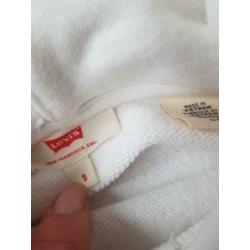 LEVIS dames hoodie rood wit blauw maat S - NIEUW