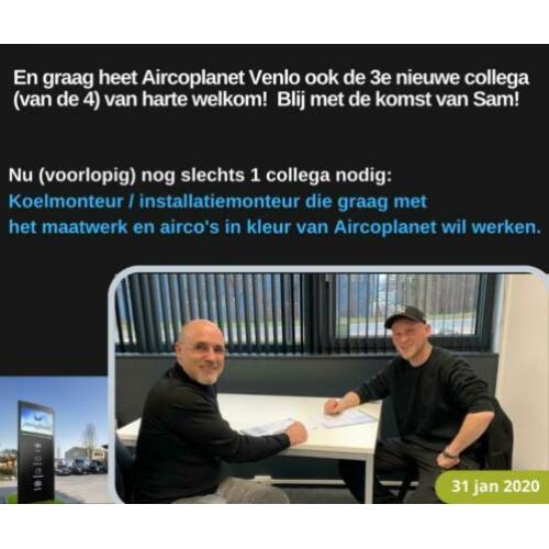 Koelmonteur / installatiemonteur