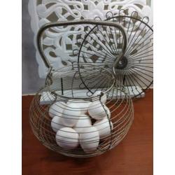 Eieren mand eierenmand Franse mand eitjes brocante mand ei