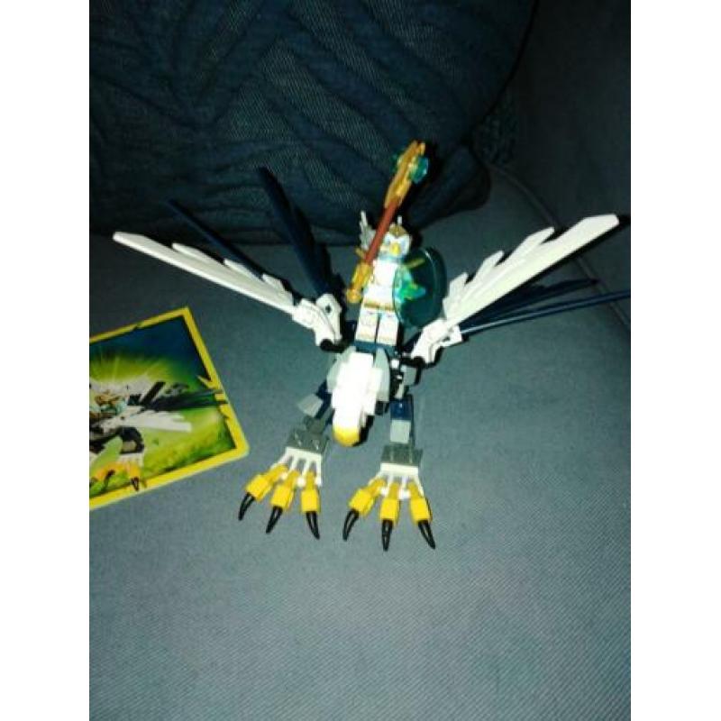 LEGO Chima Adelaar Legendebeest - 70124 compleet met boekje