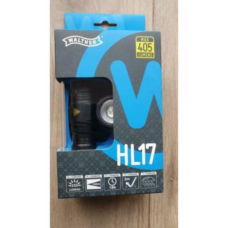 Walther Pro HL17 Hoofdlamp