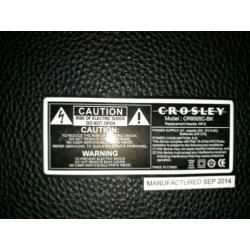Crosley Cruiser II draagbare platenspeler