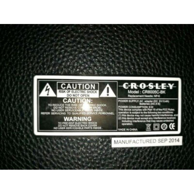 Crosley Cruiser II draagbare platenspeler