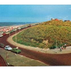 PROEFDRUK Egmond aan Zee ca 1960 Strand met vuurtoren.
