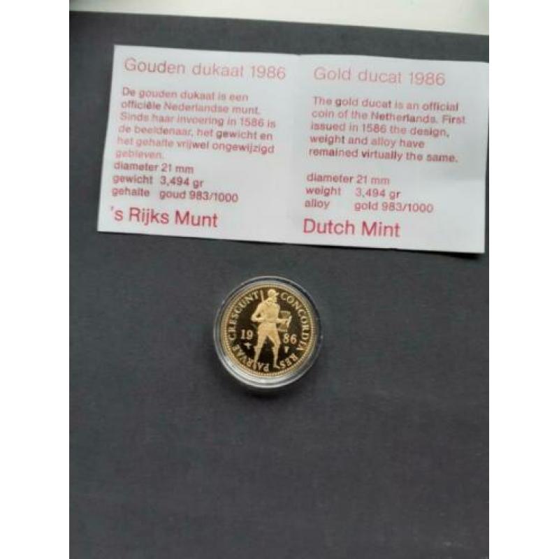 munt dukaat 1986 proof