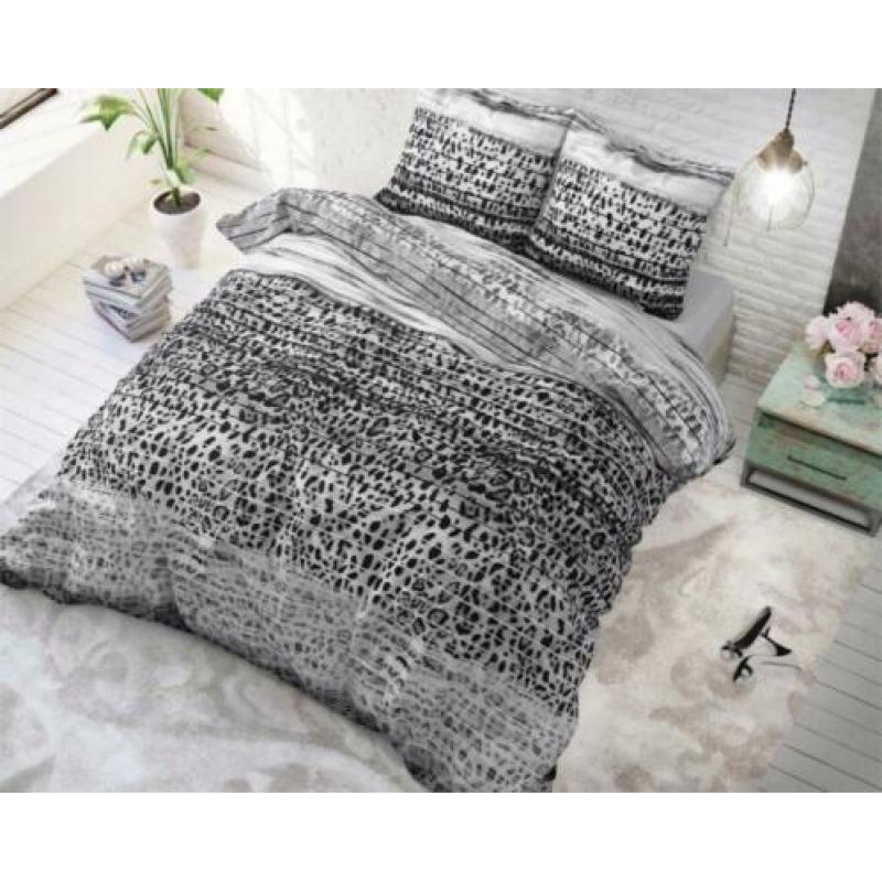 Dekbedovertrek Panter style Grey 140 x 220