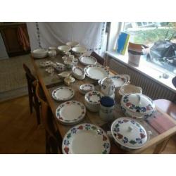 Boerenbont servies, Maastricht, Regout en Sphinx
