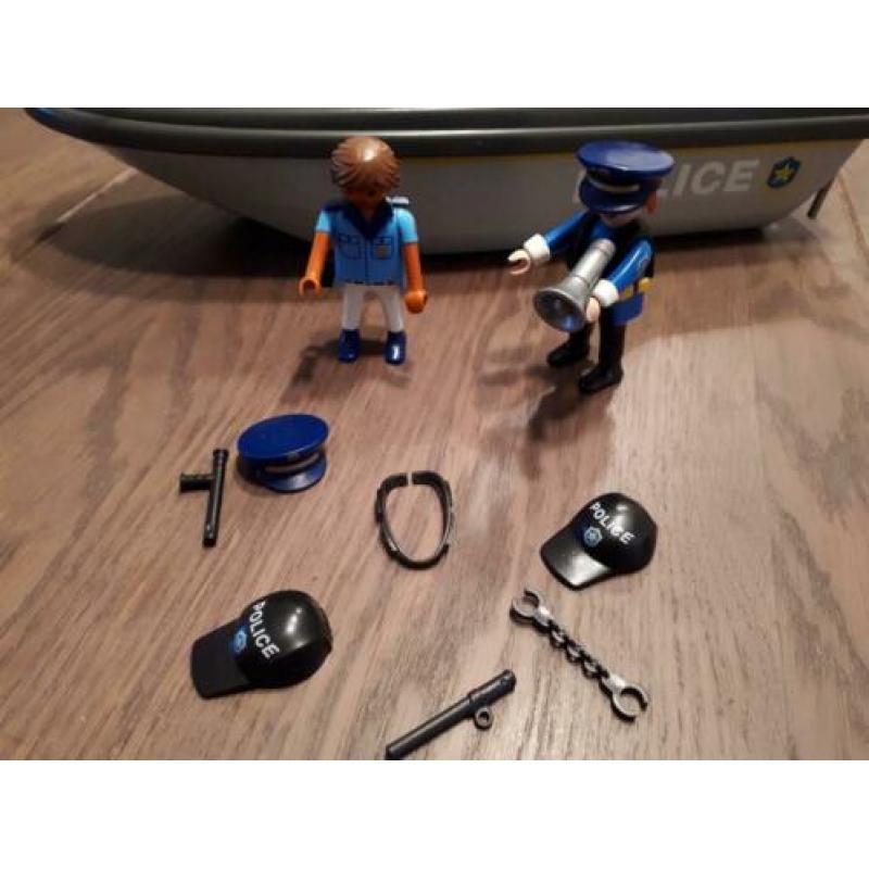 Te koop Playmobil politie boot set