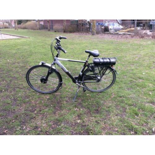 Zgan gazelle orange c8 elektrische herenfiets platina accu