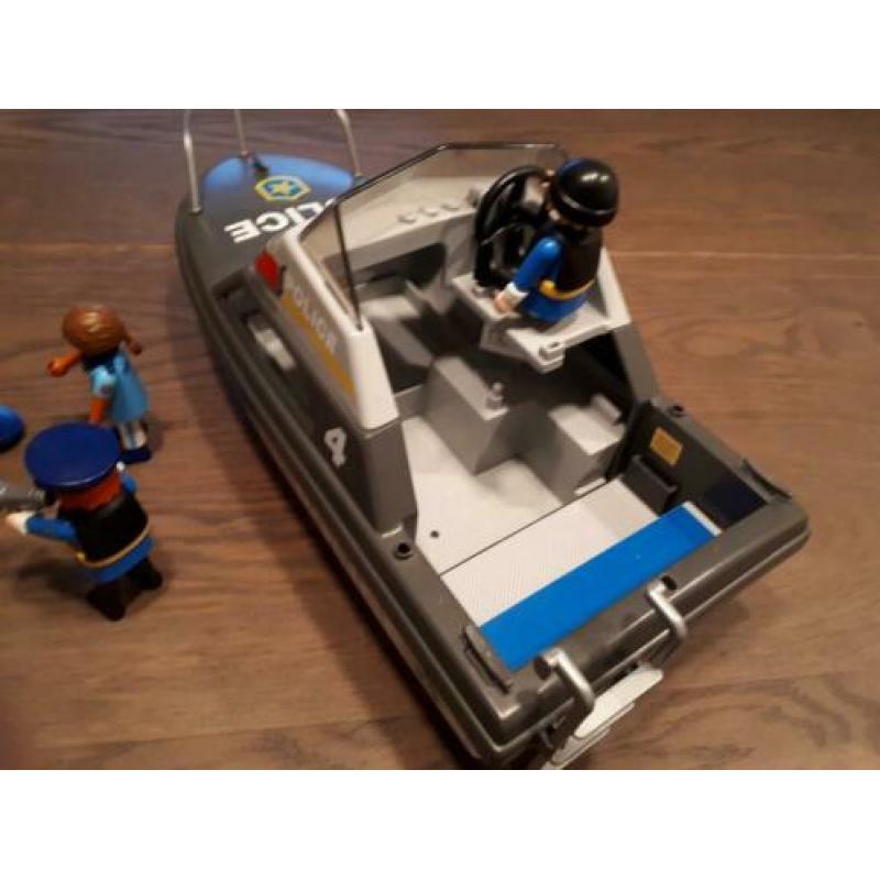 Te koop Playmobil politie boot set