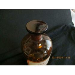 B-292, Oude apothekersfles carboneum tetrachlorat