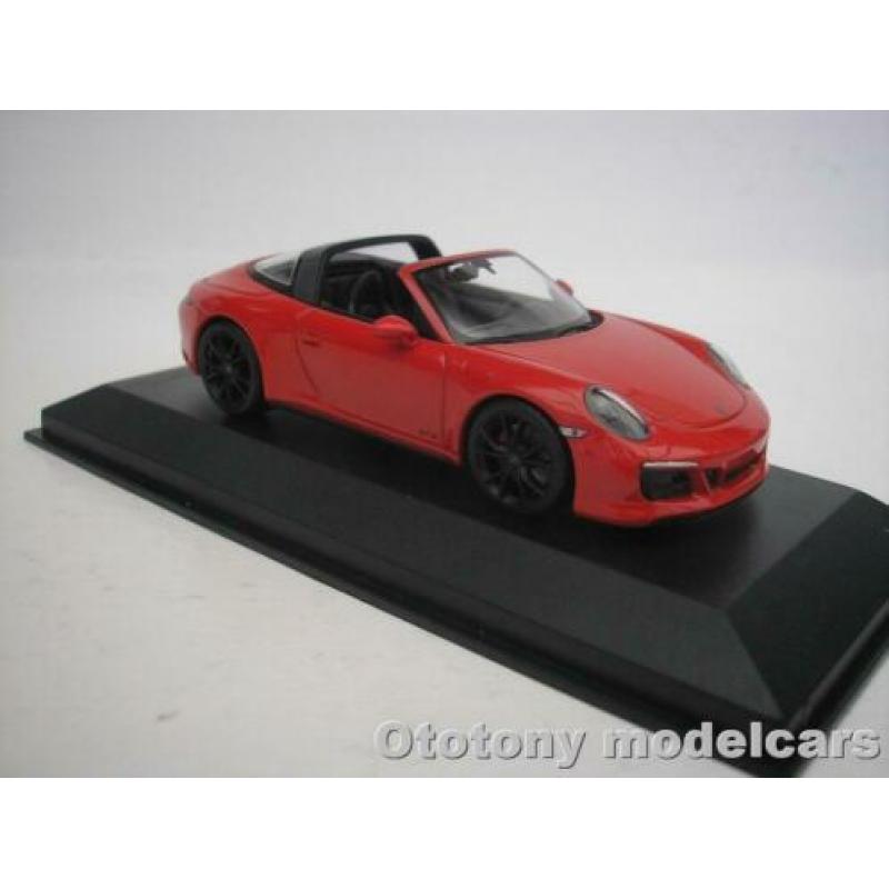 Porsche 911 Targa 4 GTS 2016 Rood 1/43 Minichamps