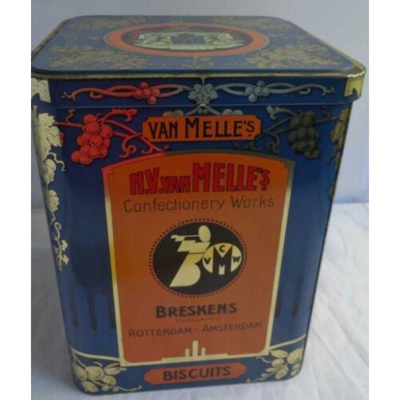 VAN MELLE OUD BLIK * MET VOGELS * De Mooiste! *