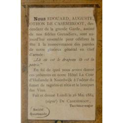 Historische Napoleon Casembroot Parade