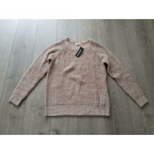 CLOCKHOUSE beige gebreide trui maat XXL *nieuw* (PB019)