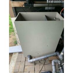 Zeeffilter en 15000 l pomp