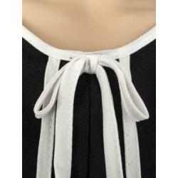 D786 Rinascimento maat M=38/40 blouse top zwart/wit
