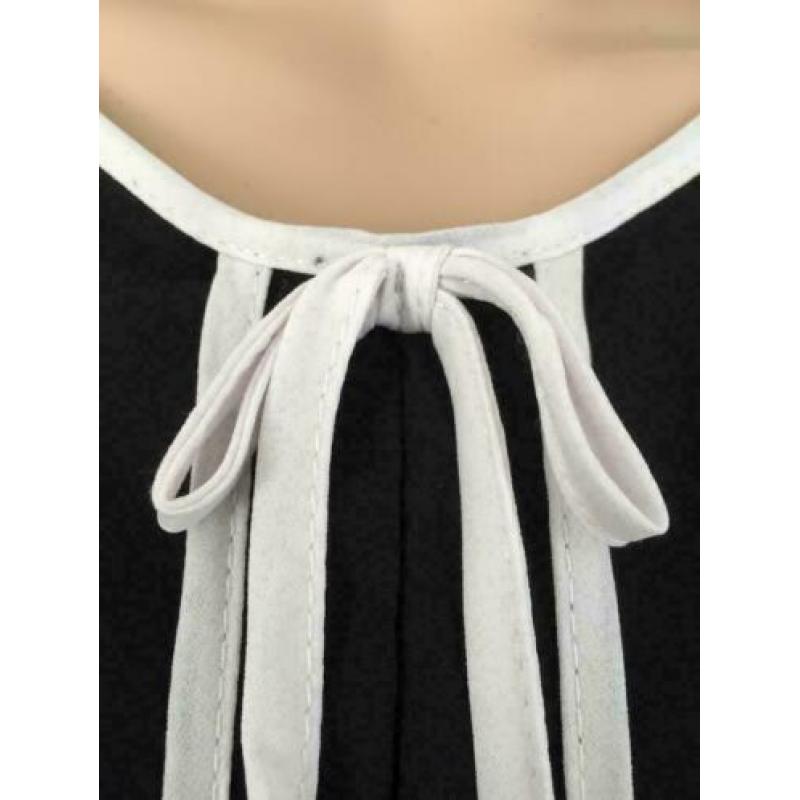 D786 Rinascimento maat M=38/40 blouse top zwart/wit