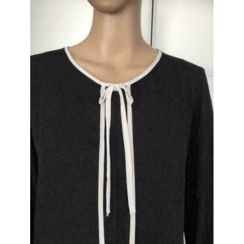 D786 Rinascimento maat M=38/40 blouse top zwart/wit