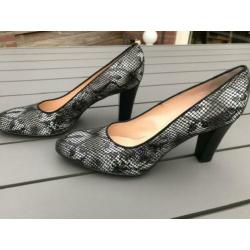 Olivia's leren pumps snake slangenprint NIEUW maat 45