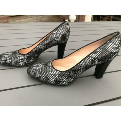 Olivia's leren pumps snake slangenprint NIEUW maat 45