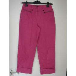 Roze lange broek maat 38
