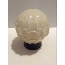 C1 crème Art Deco plafondlamp zachtgeel vintage ‘Waterval’