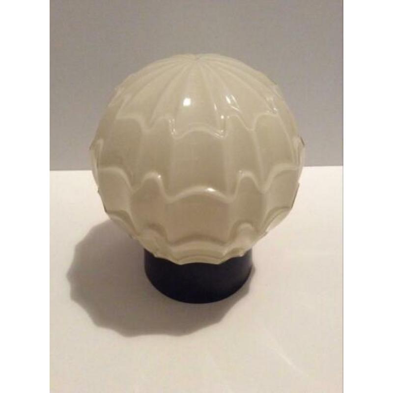 C1 crème Art Deco plafondlamp zachtgeel vintage ‘Waterval’