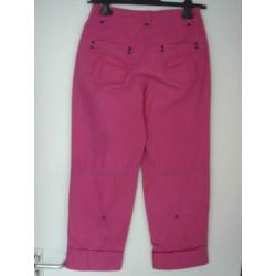 Roze lange broek maat 38