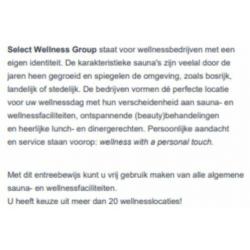 2 x Wellness Voucher, geldig t/m 8 september 2020