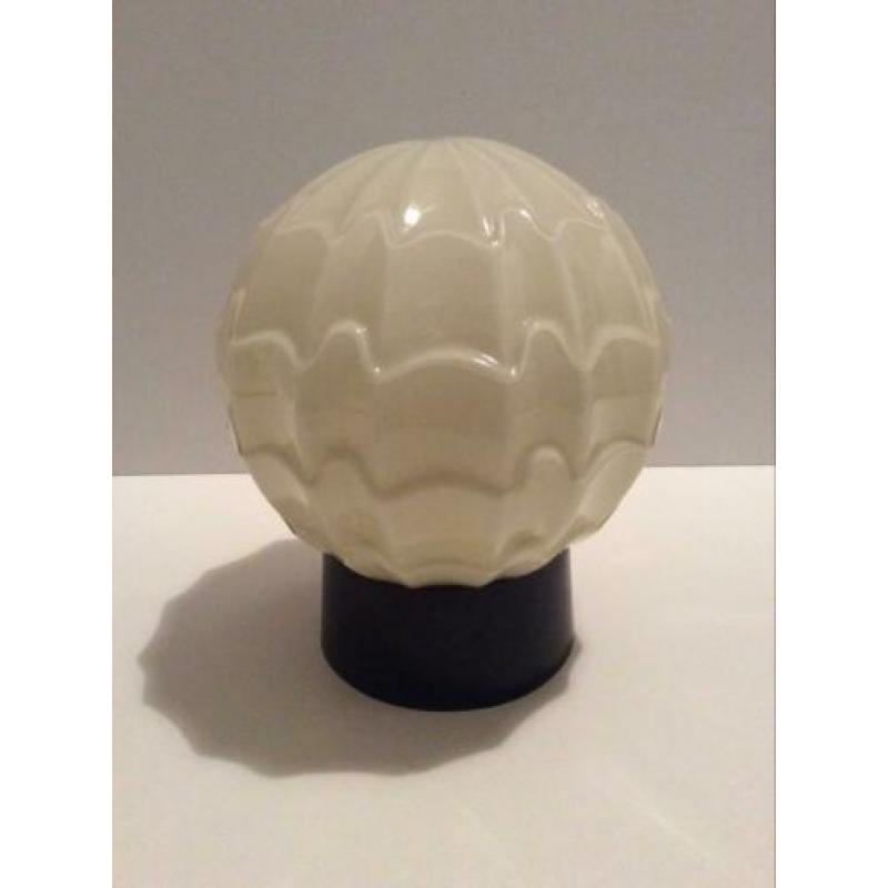 C1 crème Art Deco plafondlamp zachtgeel vintage ‘Waterval’