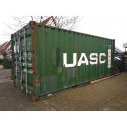 In prima staat verkerende 20 ft zeecontainer.