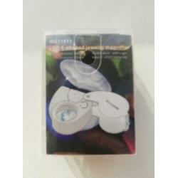 Mini vergrootglas 40x met led licht